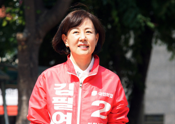 ▲ 김필여 국민의힘 안양시장후보.