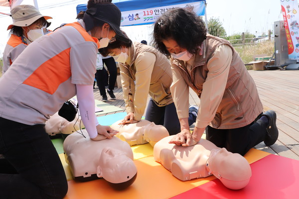 ▲ 가족안전 119안전체험마당 사진.