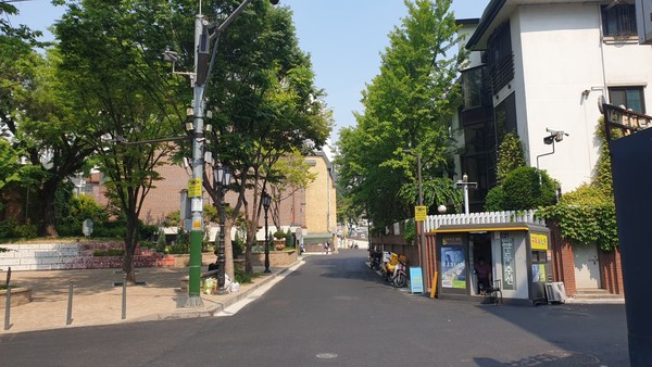 ▲ 지중화사업 완료 모습.