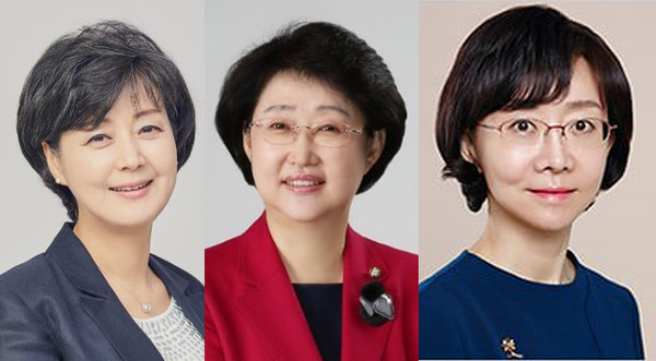 ▲ 박순애 교육부 장관 내정자-김승희 보건복지부 장관 내정자-오유경 식약처장 내정자. /뉴시스