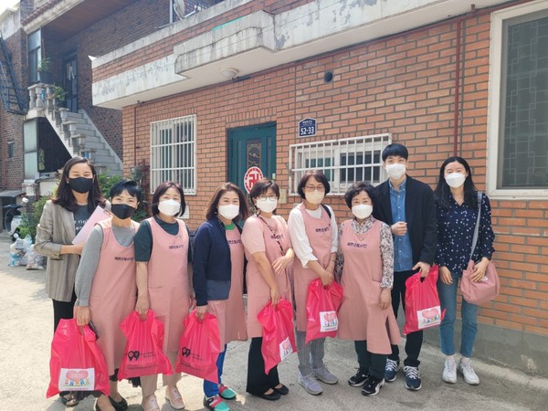 ▲ 성북구 석관동 예쁜손봉사단.