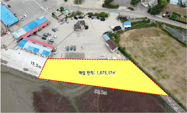 창후항 어촌뉴딜사업 공유수면매립 현장사진