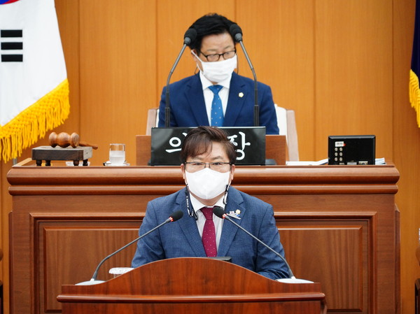 ▲ 제293회 임시회 제2차 본회의 개최 모습.