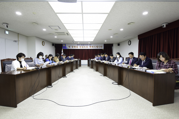 ▲ 동대문구의회 의원 등원식.