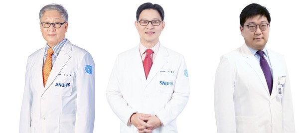 ▲ 분당서울대병원 정형외과 구경회 교수(좌), 이영균 교수(중), 박정위 교수(우).