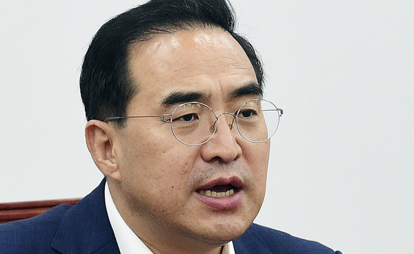 ▲ 원내대책회의 발언하는 박홍근 더불어민주당 원내대표. /뉴시스