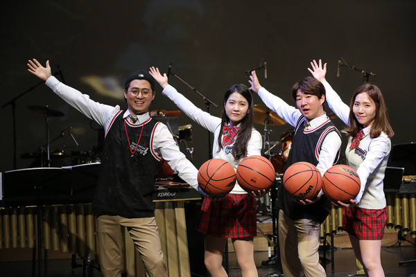 ▲ 타악콘서트 'SCHOOL' 공연 모습.