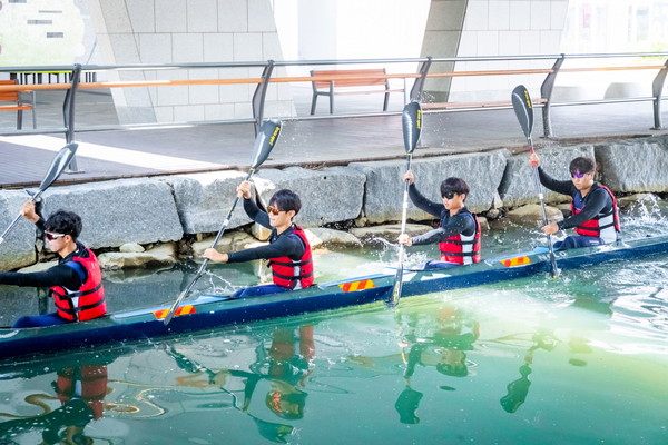 서구, 청라 커낼웨이에서 ‘카누 체험교실’ 운영