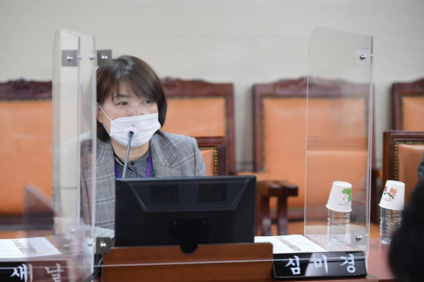 ▲ 발언하는 심미경 의원.