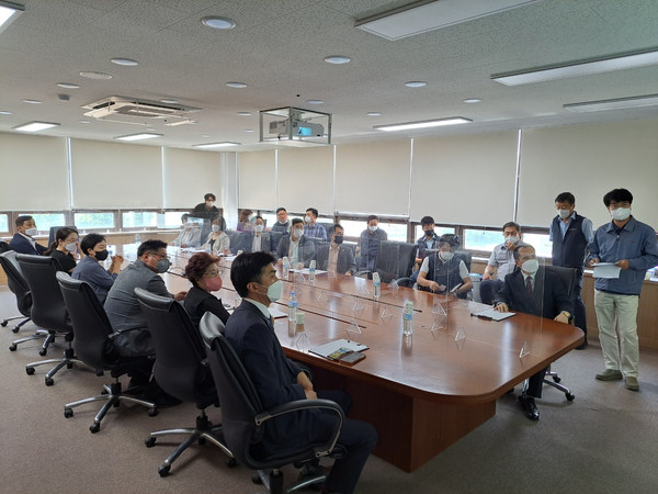 ▲ 미추홀구의회 현장방문 모습.