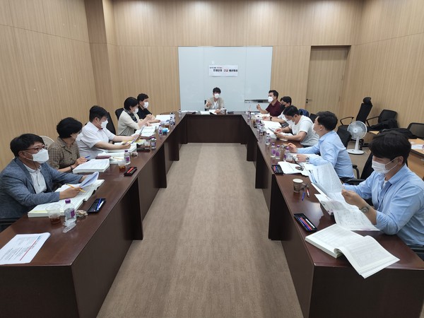 ▲ 예결특위 긴급점검회의.