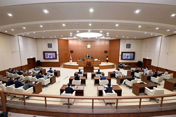 ▲ 317회임시회 모습.