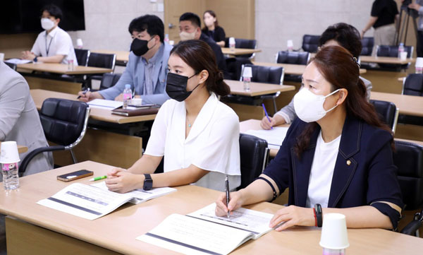▲ 예산결산 분야 직무교육 모습.