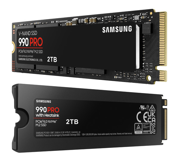 ▲ 삼성전자 SSD 990 PRO, 990 PRO with Heatsink.