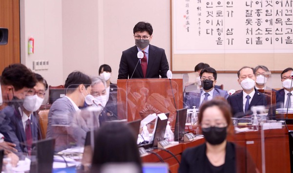 ▲ 제안설명하는 한동훈 법무부장관. /뉴시스