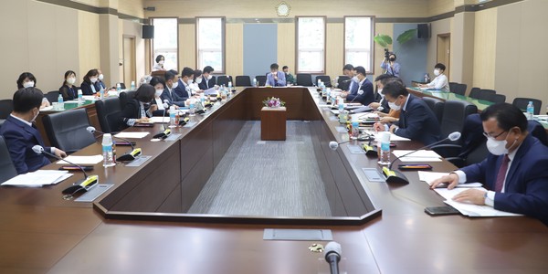 ▲ 평택시의회, 9월 정기 의원간담회 개최.
