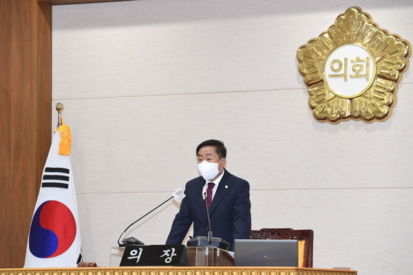 ▲ 양주시의회, 제346회 정례회 개회.