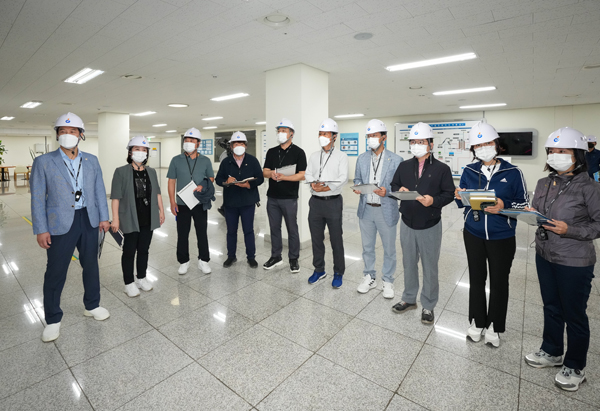 ▲ ‘하남시 환경기초시설’ 현장 확인 기념 촬영.