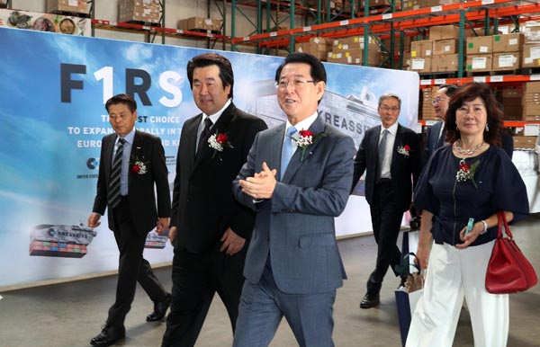 ▲ 남도장터 US 개막식 참석한 김영록 전남도지사.