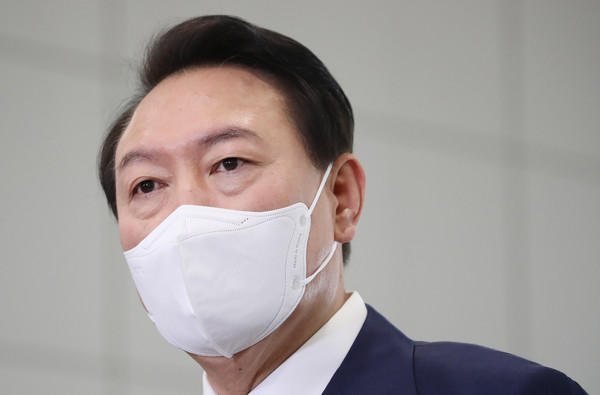 ▲ 윤석열 대통령이 영국·미국·캐나다 순방에 대한 소회를 밝히고 있다. /뉴시스