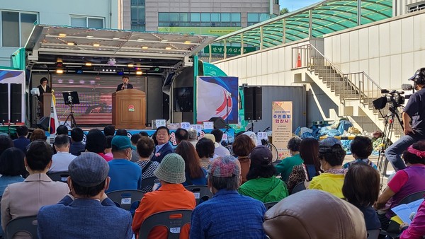▲ 2022년 동인천동 주민자치회 주민총회.
