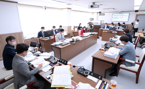 ▲ 2022년 행정사무감사 현장 모습.