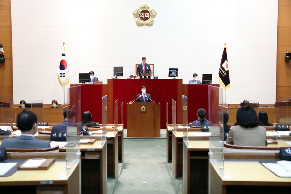 ▲ 성남시의회, 제275회 제1차 정례회 개회.