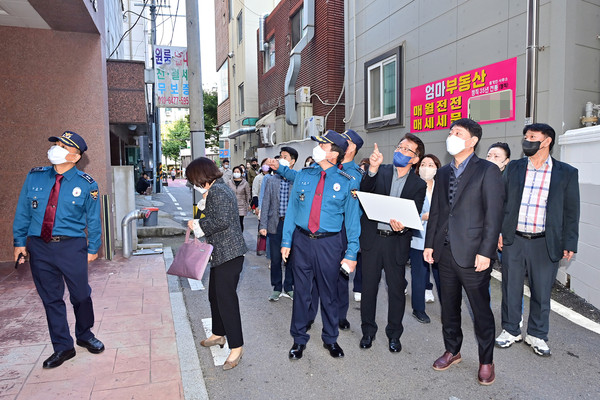 ▲ 부평구 ‘부평1동 안심마을’ 조성사업 준공보고회.