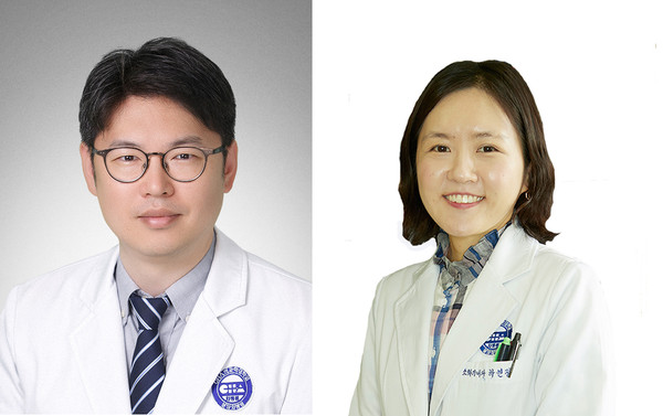 ▲ 분당 차병원 암센터 전홍재·하연정 교수.