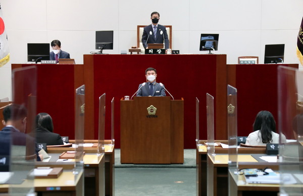 ▲ 성남시의회, 제275회 제1차 정례회 제2차 본회의.