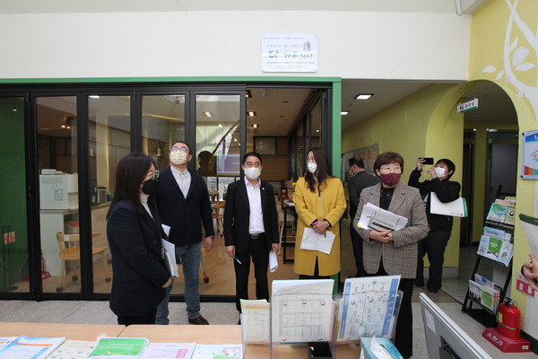 ▲ 자치도시위원회 현장점검 모습.