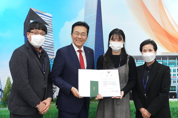 ▲ 결핵관리사업 전국 ‘최우수기관’ 선정 기념사진.