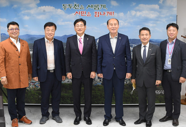 ▲ 동두천시, 대진대학교 의과대학 설립 추진을 위한 간담회 개최.