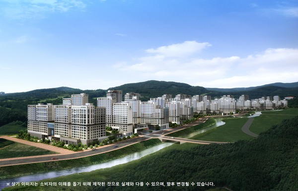 ▲ 동탄 파크릭스 투시도.