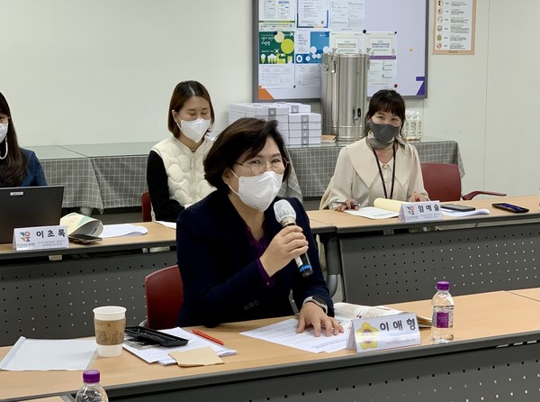 ▲ 이애형 의원, 제4차 경기도 중장기 보육발전계획 수립을 위한 보육정책 포럼 참석 모습.