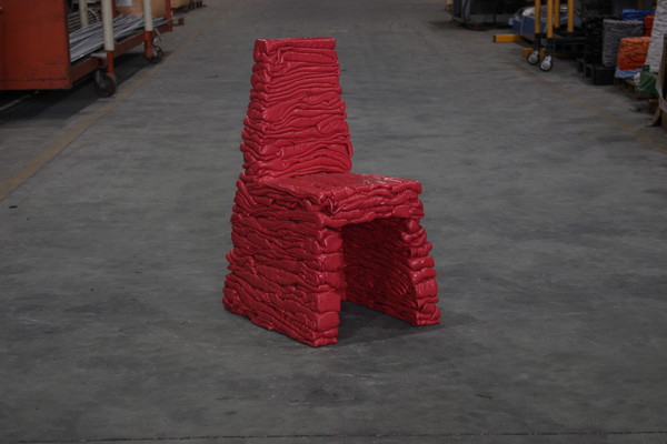 ▲ 강영민_PLATUBO Chair Ver.2_폐PVC_55x45x83cm_2022.