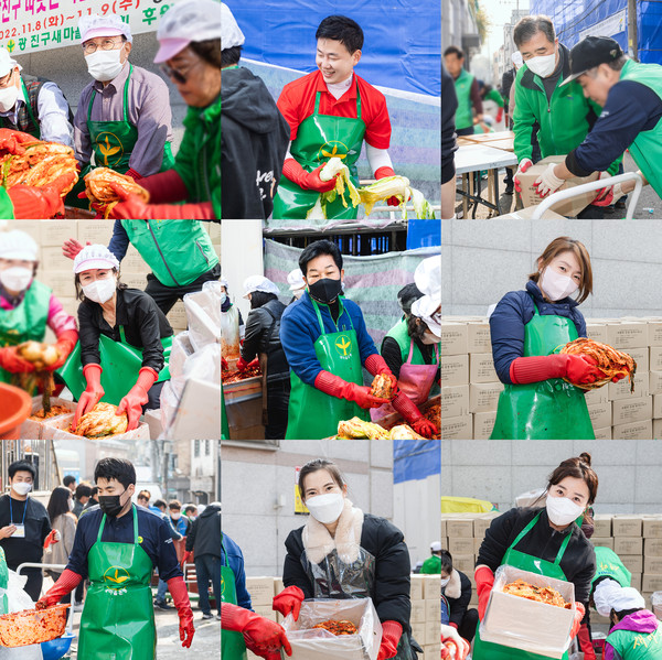 ▲ (왼쪽부터 순서대로) 추윤구, 신진호, 장길천, 김미영, 이동길, 김상희, 최일환, 허은, 서민우 의원.