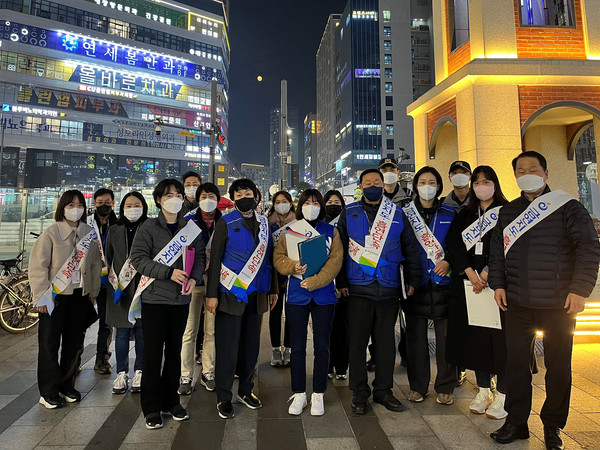 하남시, 미사역 일대 금연거리 야간 지도단속 강화