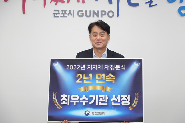 ▲ 재정분석 최우수지자체 수상.