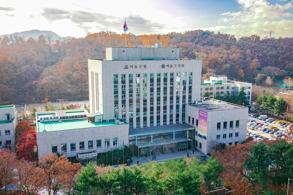 ▲ 서초구청사 가을전경.