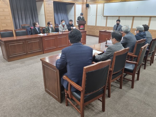 ▲ 가로주택정비사업 조합장과의 간담회.