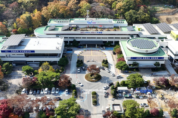 ▲ 의왕시청 전경.