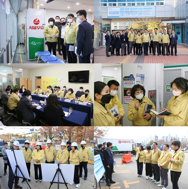▲ 시흥시의회 상임위원회 별 현지 확인 모습.