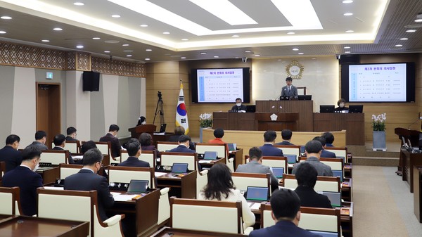▲ 평택시의회, 제235회 제2차 정례회 제2차 본회의.