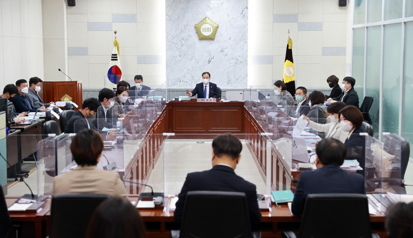 ▲ 광주시의회 행정사무감사 특별위원회.