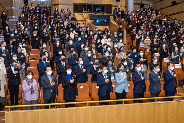 ▲ 강남구의회, 2022년 통장직무교육 참석 모습.