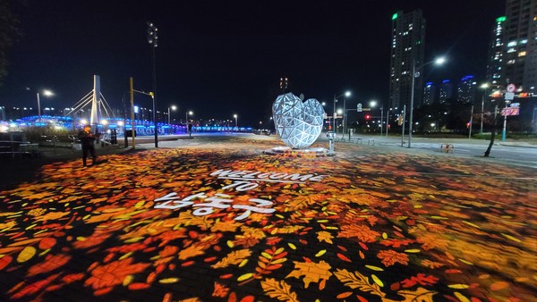 ▲ 소래 수변 야간경관 조성 완료 모습.