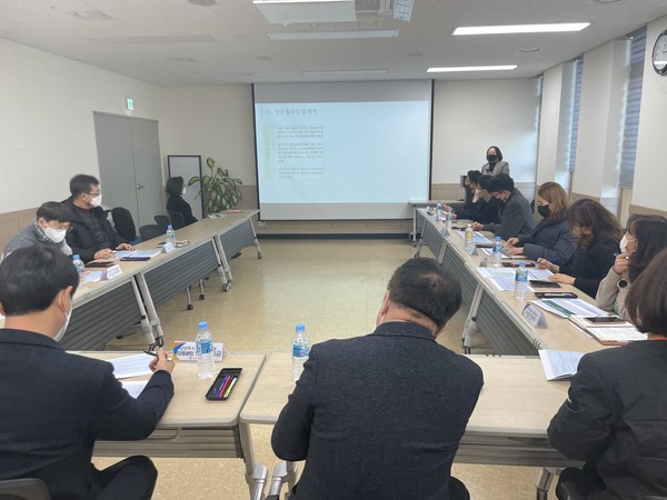 ▲ 남양주시복지재단, ‘남양주시 커뮤니티케어 서비스 생태계 구축 방안’ 연구 최종 보고회 개최.