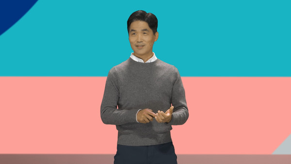 ▲ '삼성 AI 포럼 2021'에서 기조연설을 하고 있는 삼성리서치 승현준 소장.