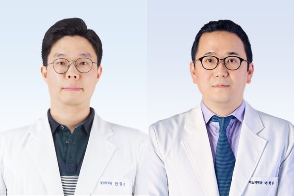▲ 분당서울대병원 영상의학과 안형우 교수(좌), 비뇨의학과 이학민 교수(우).